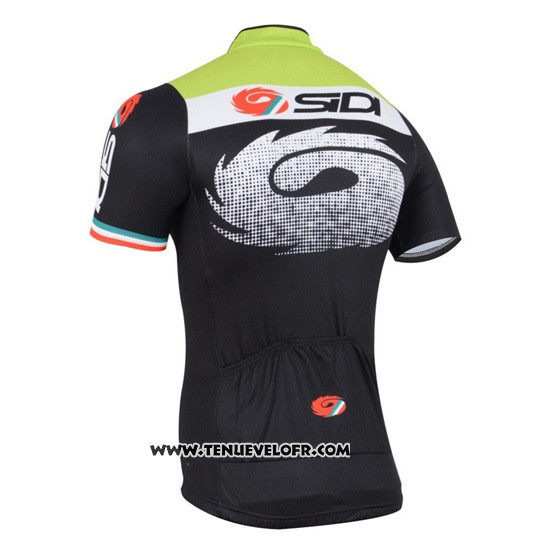 2015 Maillot Ciclismo Castelli SIDI Noir et Vert Manches Courtes et Cuissard